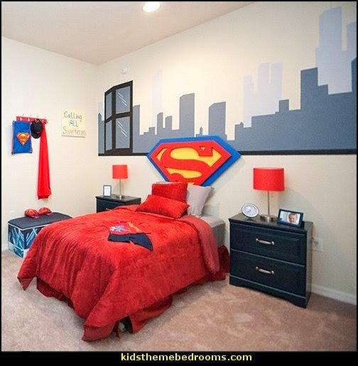 superman themed bedroom decorating ideas kids superman theme superman bedroom